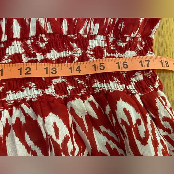 Mlle Gabrielle 3X Red
 and White Sleeveless Maxi Dress - Picture 10 of 13